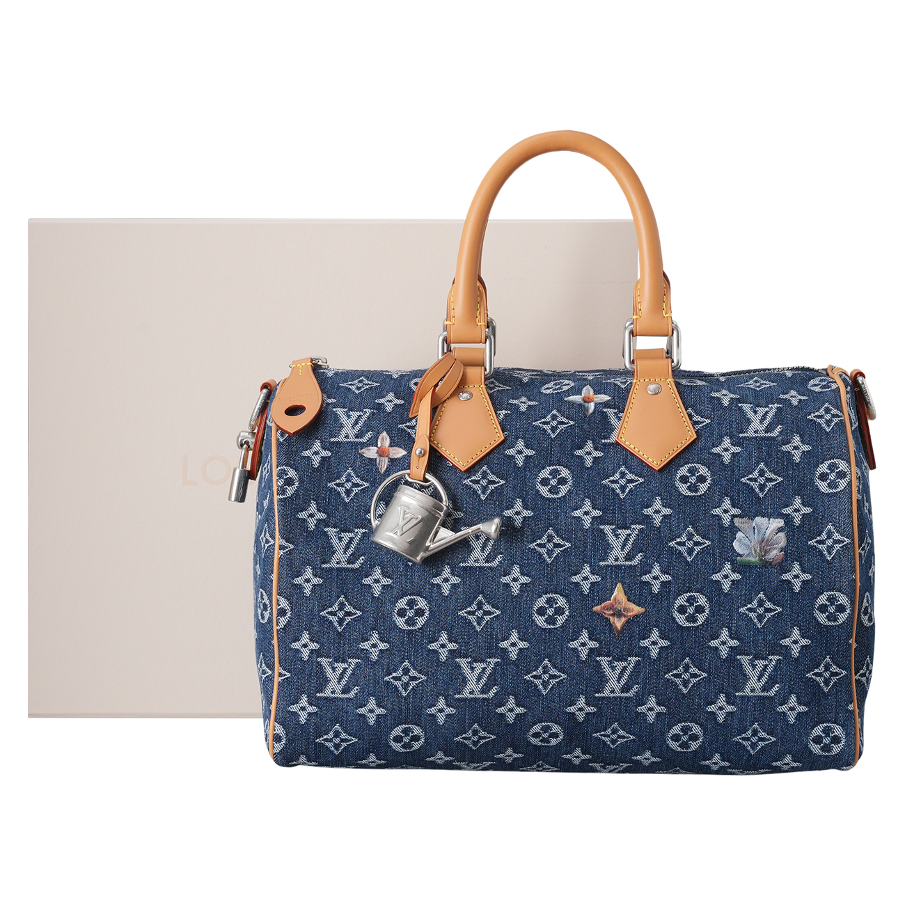 LOUIS VUITTON(USED)루이비통 M27556 데님 스피디 30 반둘리에